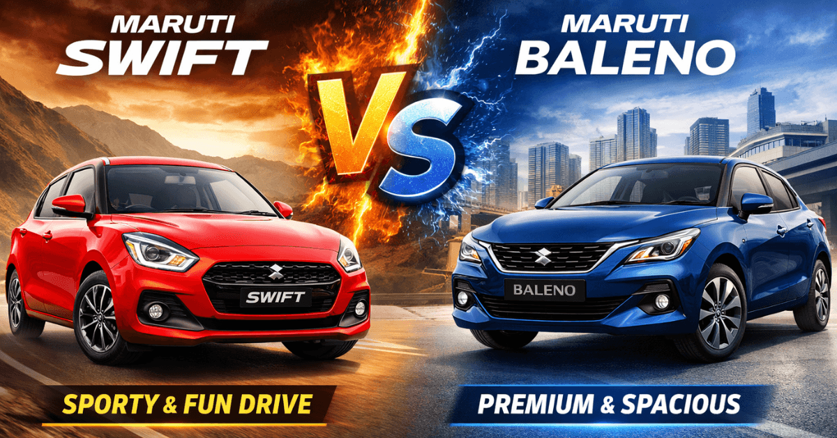 Swift VS Baleno Comparision Review
